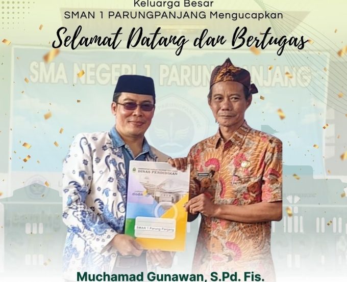 SMAN 1 Parungpanjang Sambut Kehadiran Bapak Muchamad Gunawan